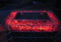 Grill LED rot